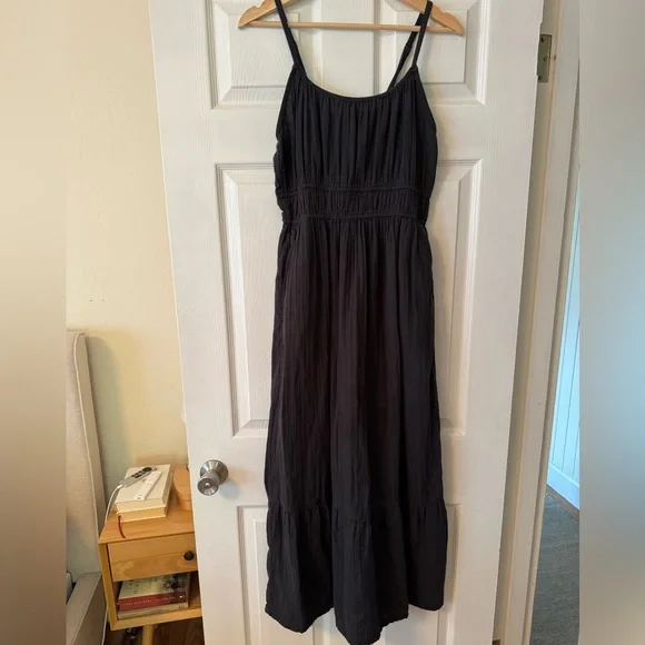 Pact charcoal/black spaghetti strap dress - Picture 5 of 6